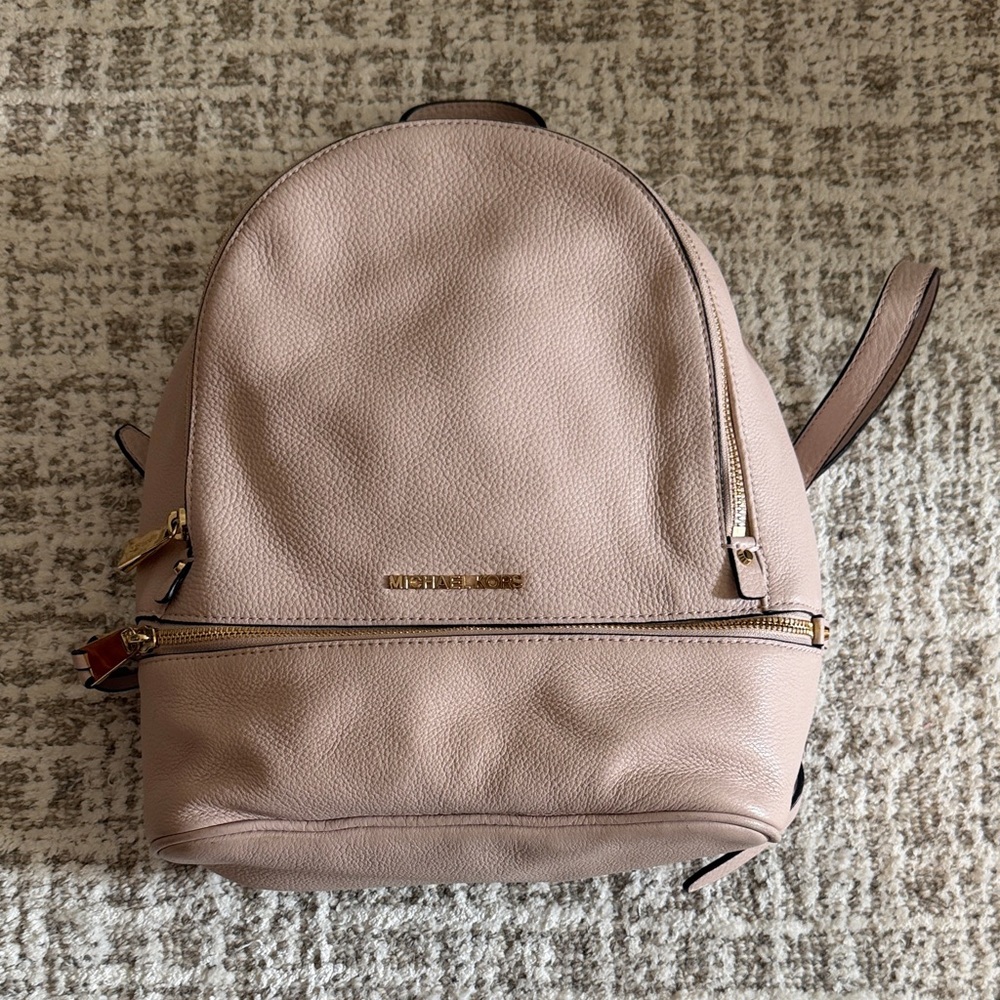 Michael Kors Blush Leather Backpack